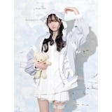 サックス | ねこ耳リボンスピンドルブルゾン | NOEMIE