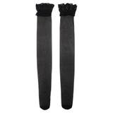 黒 | シースルーレースニーハイソックス | NOEMIE