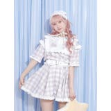 ヨークフリルチェックジャージちびパーカー | NOEMIE | 詳細画像6