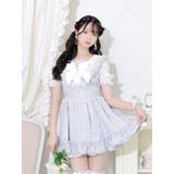 サックス | ラッフルフリルヨークジャガードセットアップ | NOEMIE