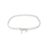 シルバー | パールリボンベルト | NOEMIE