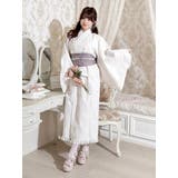 ピンク | お嬢さん総レースフリルセパレート浴衣 | NOEMIE