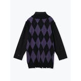 アーガイルフェイクレイヤーユニセックスニットベスト | NOEMIE | 詳細画像14