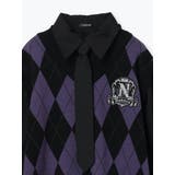 アーガイルフェイクレイヤーユニセックスニットベスト | NOEMIE | 詳細画像15