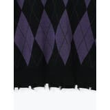 アーガイルフェイクレイヤーユニセックスニットベスト | NOEMIE | 詳細画像17