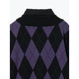 アーガイルフェイクレイヤーユニセックスニットベスト | NOEMIE | 詳細画像18