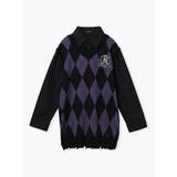 アーガイルフェイクレイヤーユニセックスニットベスト | NOEMIE | 詳細画像20