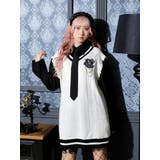 オフホワイト | ケーブルフェイクレイヤーユニセックスニットベスト | NOEMIE