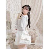 お嬢さんビジューリボンフリルフラップショルダーファーバッグ | NOEMIE | 詳細画像10 
