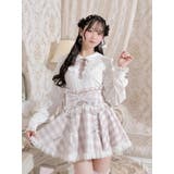 ペールピンク | お嬢さんハートチャームレースアップカットソー | NOEMIE