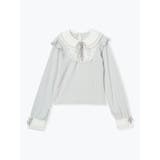 お嬢さんハートチャームレースアップカットソー | NOEMIE | 詳細画像15