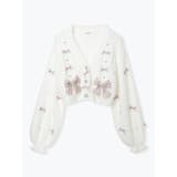 メニーリボンビジューふわふわシャギーカーデ | NOEMIE | 詳細画像8