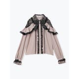 ツイードリボンケープフリルオープンショルダーブラウス | NOEMIE | 詳細画像11