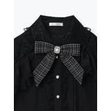 ツイードリボンケープフリルオープンショルダーブラウス | NOEMIE | 詳細画像15