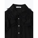 ツイードリボンケープフリルオープンショルダーブラウス | NOEMIE | 詳細画像20