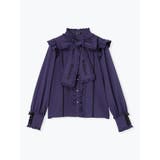 ゴシックフリル袖レースアップボウタイブラウス | NOEMIE | 詳細画像11