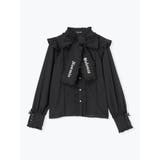 ゴシックフリル袖レースアップボウタイブラウス | NOEMIE | 詳細画像12