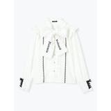 ゴシックフリル袖レースアップボウタイブラウス | NOEMIE | 詳細画像13