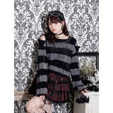 濃グレー | おしゃれ囚人ボーダーニット | NOEMIE