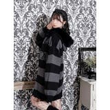 フードファーダメージユニセックスニットZIPパーカー | NOEMIE | 詳細画像5