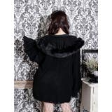 フードファーダメージユニセックスニットZIPパーカー | NOEMIE | 詳細画像12