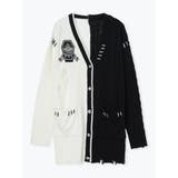 配色ケーブルダメージユニセックスカーデ | NOEMIE | 詳細画像16