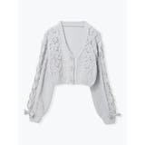 ビジューリボンレースアップマシュマロカーデ | NOEMIE | 詳細画像15