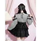 ビジューリボンチョーカーネックオープンショルダーブラウス | NOEMIE | 詳細画像9