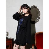 フロントクロスチェーンダメージユニセックスロングTシャツ | NOEMIE | 詳細画像5