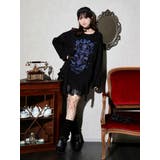 フロントクロスチェーンダメージユニセックスロングTシャツ | NOEMIE | 詳細画像7