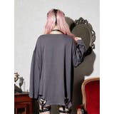 フロントクロスチェーンダメージユニセックスロングTシャツ | NOEMIE | 詳細画像9