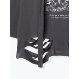 フロントクロスチェーンダメージユニセックスロングTシャツ | NOEMIE | 詳細画像17