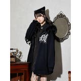 ブラックファーユニセックス裏毛ジップパーカー | NOEMIE | 詳細画像7