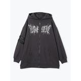 ブラックファーユニセックス裏毛ジップパーカー | NOEMIE | 詳細画像18