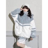 ねこ耳お星さまぽんぽんユニセックスファーブルゾン | NOEMIE | 詳細画像2 