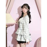 デコルテリボンヨークフリルレースアップセットアップ | NOEMIE | 詳細画像8 