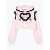 ハートフリルレースショートジップパーカー | NOEMIE | 詳細画像11 