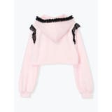 ハートフリルレースショートジップパーカー | NOEMIE | 詳細画像14 