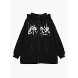 うさ耳ハートピアスジップパーカー | NOEMIE | 詳細画像8