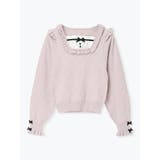 バックリボンベロアチョーカーニット | NOEMIE | 詳細画像8