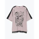 病みうさレースホック肩ジップTシャツ | NOEMIE | 詳細画像8 