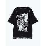 病みうさレースホック肩ジップTシャツ | NOEMIE | 詳細画像9 