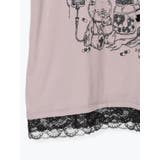 病みうさレースホック肩ジップTシャツ | NOEMIE | 詳細画像13 