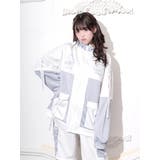 オフホワイト | ネコミミサイバー配色ユニセックスZIPパーカー | NOEMIE