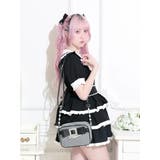 千鳥柄ビジューリボンショルダーバッグ | NOEMIE | 詳細画像3 