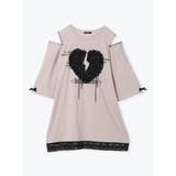 ハートモチーフ安ピン肩ZIPＴシャツ | NOEMIE | 詳細画像18 