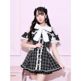 A柄 | レースボウタイケープフリルセットアップ | NOEMIE