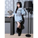 鉄線チェーンねこダメージユニセックスTシャツ | NOEMIE | 詳細画像7 