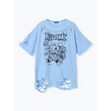 鉄線チェーンねこダメージユニセックスTシャツ | NOEMIE | 詳細画像13 