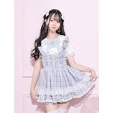 サックス | メニーリボンラッフルフリルヨークセットアップ | NOEMIE